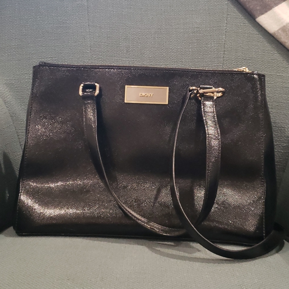 DKNY Black Purse with Strap